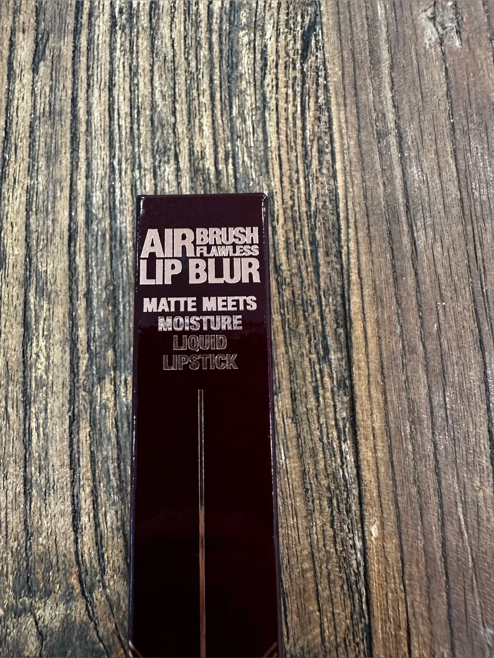 Charlotte Tilbury Airbrush Lip Blur Liquid Lipstick - Deep Burgundy Box